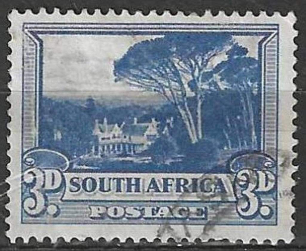 Zuid-Afrika 1939/1940 - Yvert 113A - Groote Schuur (ST), Verzenden, Zuid-Afrika, Gestempeld