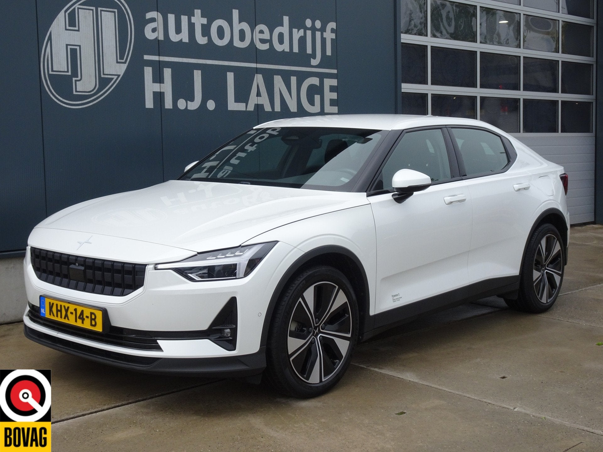 Polestar 2 Long Range Single Motor 78 kWhSOH 94% (bj 2023), Auto's, Gebruikt, 495 min, 1969 kg, Wit