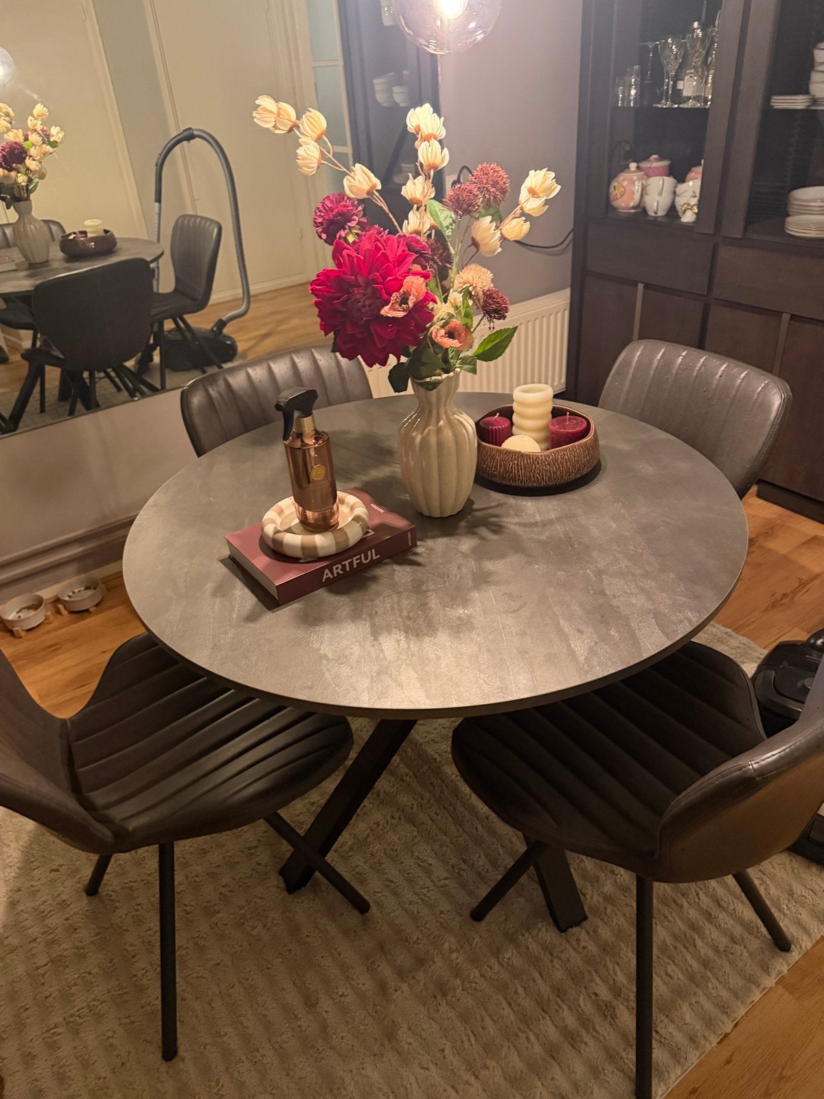 IKEA ronde eettafel 105 cm, Ophalen, 100 tot 150 cm, Rond, 50 tot 100 cm