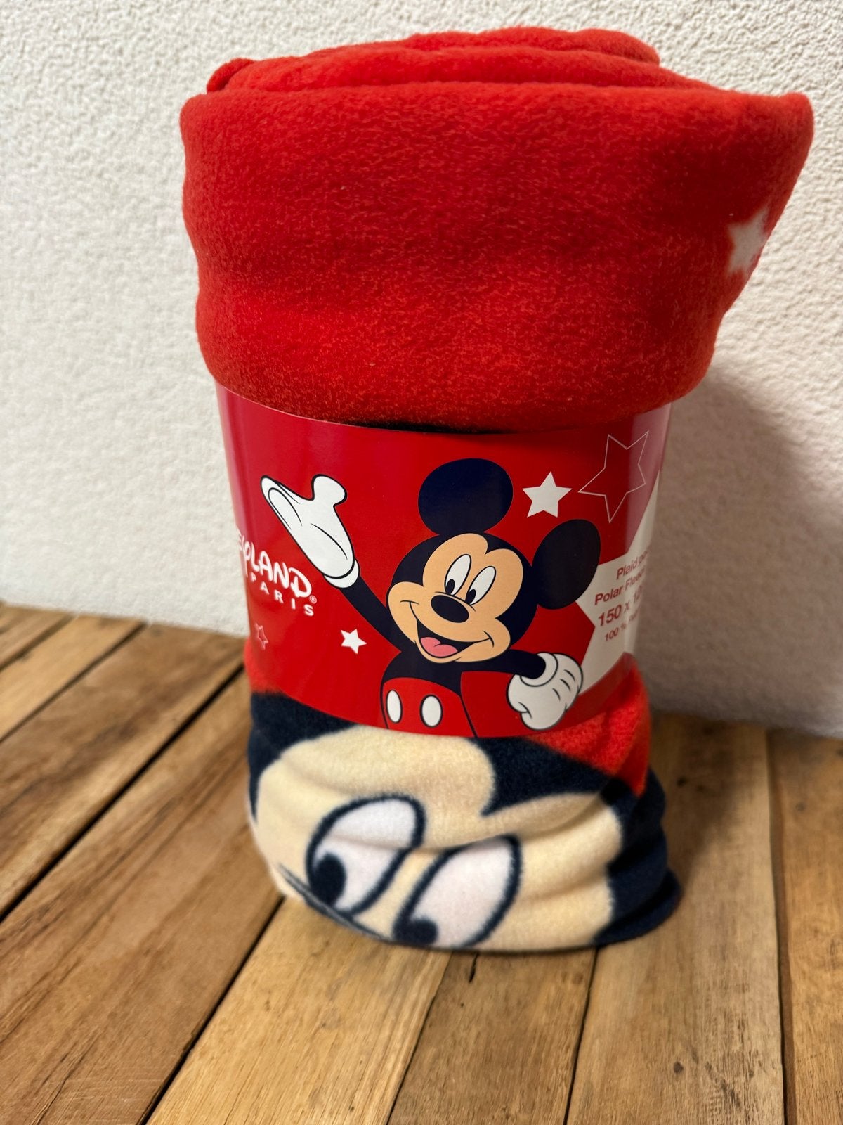 Plaid Fleecedeken Disneyland Parijs, Ophalen of Verzenden, Mickey Mouse, Kleding of Textiel