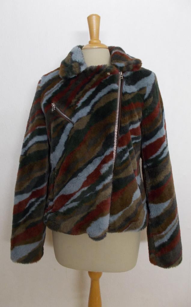 Apart en stoer super zacht fake fur jasje van Goosecraft! M, Verzenden, Zo goed als nieuw, Maat 38/40 (M), Bruin