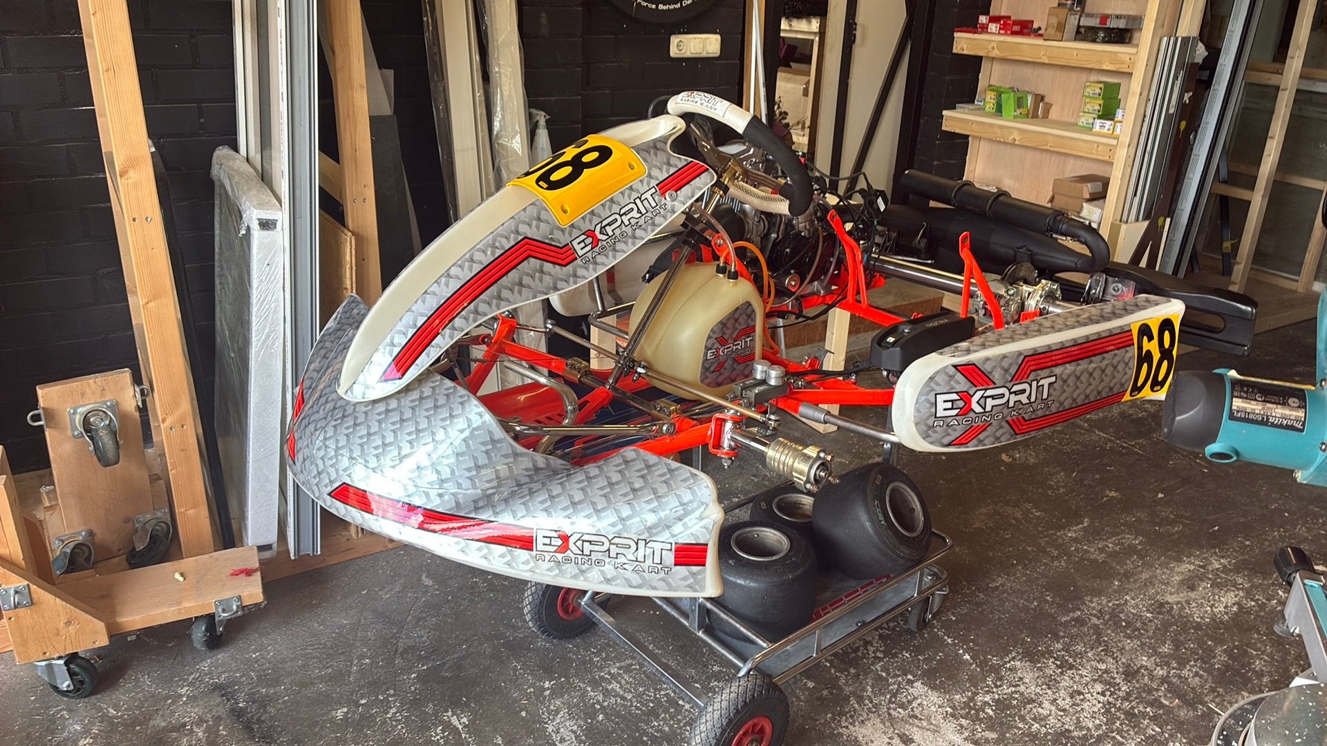 Otk exprit kart met rotax max evo, Ophalen, Gebruikt, Kart