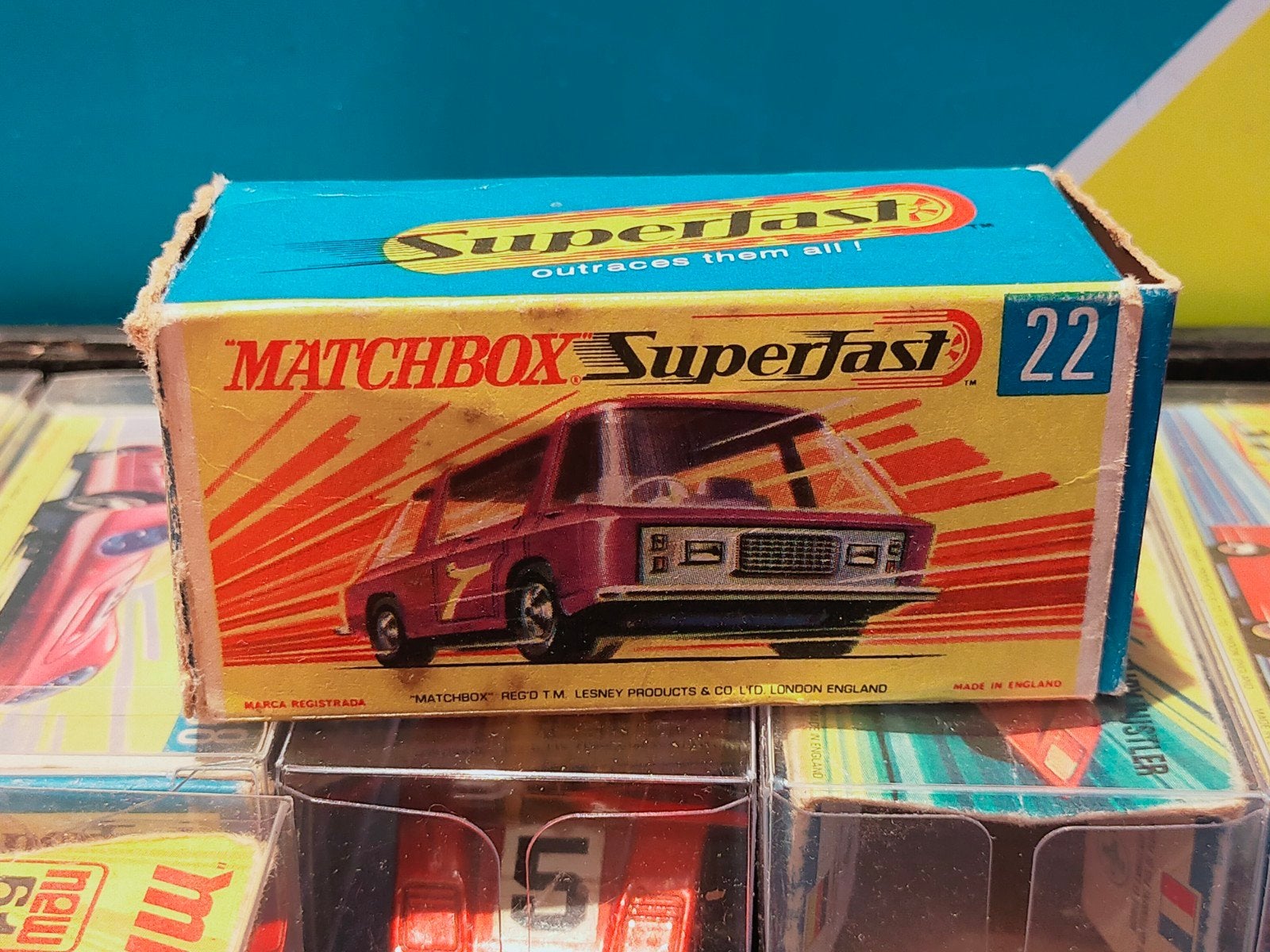 Matchbox Superfast 22 Freeman Inter-City Commuter 1970, Ophalen of Verzenden, Zo goed als nieuw, Auto, Matchbox