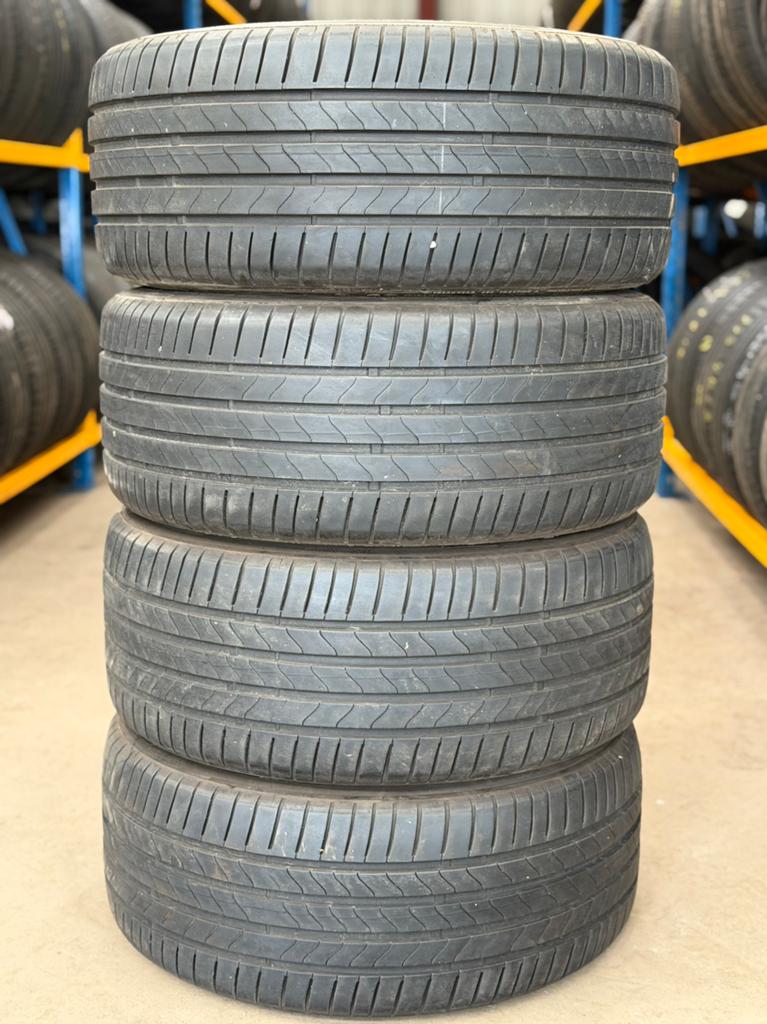 235/40r18 Bridgestone zomerbanden set, Ophalen, 18 inch, Gebruikt, 235 mm