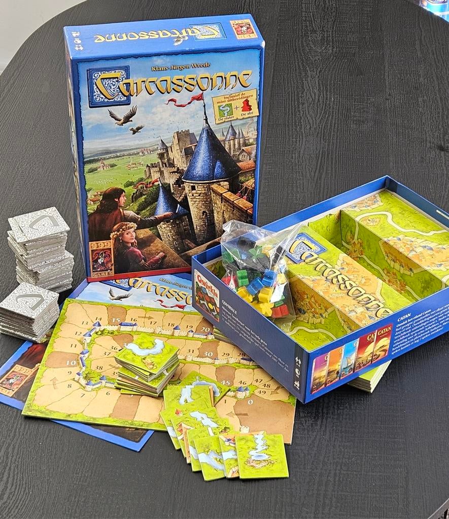 Carcassonne Bordspel, Een of twee spelers, Ophalen of Verzenden, Zo goed als nieuw, 999 Games