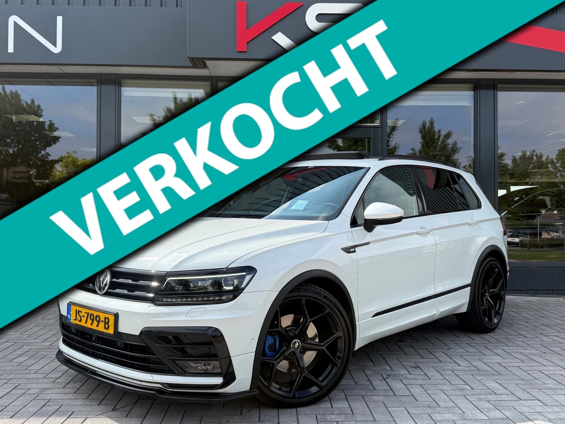 Volkswagen Tiguan 2.0 TSI 4Motion Highline R Line ABT 21inch, Auto's, Automaat, Gebruikt, Euro 6, 4 cilinders