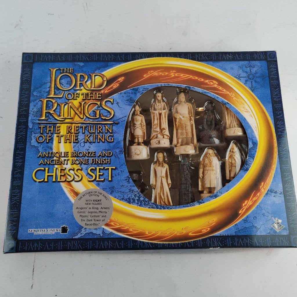 Lord of the Rings schaakspel The Return of the King, Overige typen, Ophalen of Verzenden, Zo goed als nieuw, X