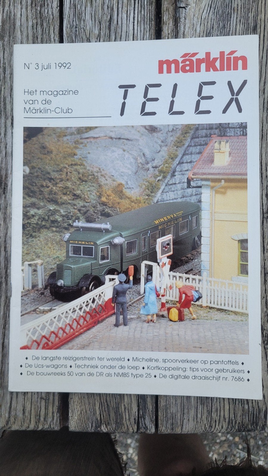 Märklin Telex Clubblad - 3 juli 1992, Ophalen of Verzenden, Gebruikt, Boek, Tijdschrift of Catalogus, Märklin