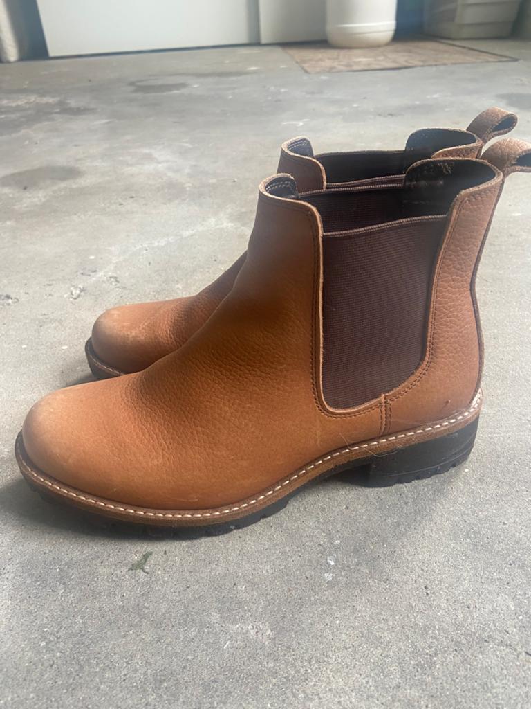 Ecco damesschoenen maat 37, Ophalen, Zo goed als nieuw, Bruin, Lage of Enkellaarzen