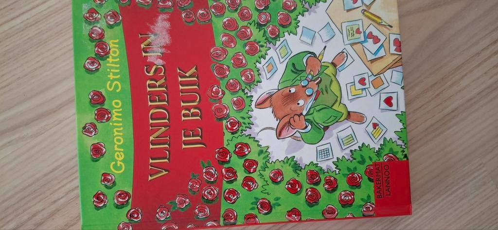 Geronimo Stilton - Vlinders in mijn buik, Boeken, Kinderboeken | Jeugd | onder 10 jaar, Fictie algemeen, Geronimo Stilton, Nieuw