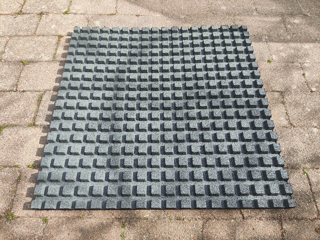 Fitness tegel mat 43 mm 100 x 100 cm Granuflex, Ophalen, Fitnessmat