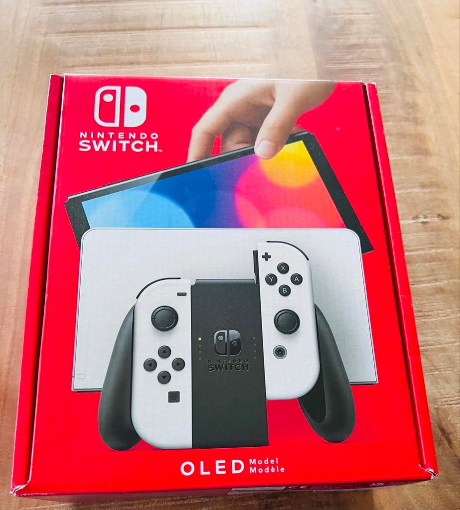 Nintendo Switch OLED met 7 games en 2 controllers, Spelcomputers en Games, Switch OLED, Met games, Met 2 controllers, Ophalen of Verzenden