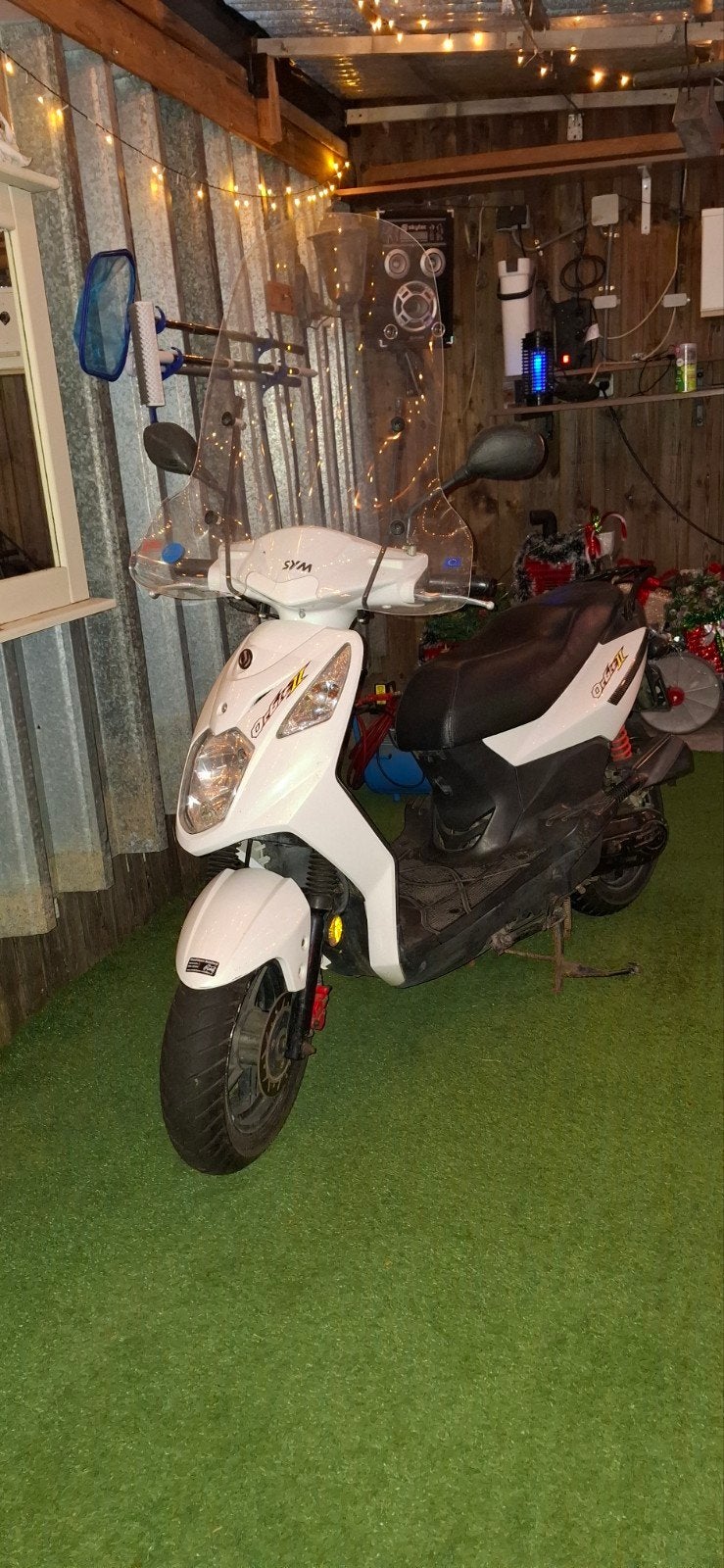 Witte SYM Orbit II Scooter - Goed Onderhouden, Ophalen, Gebruikt, Overige modellen, Maximaal 45 km/u