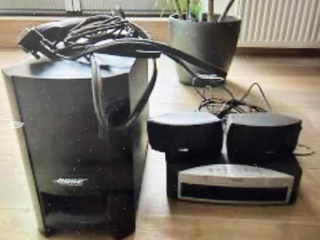 Bose Media Center AV 3-2-1 ii Set compleet, 70 watt of meer, Ophalen of Verzenden, Zo goed als nieuw, 3.1-systeem