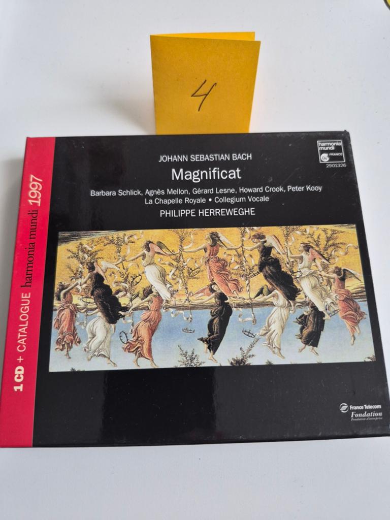 J.S. Bach Magnificat & Cantate BWV 80 - Herreweghe CD, Ophalen of Verzenden