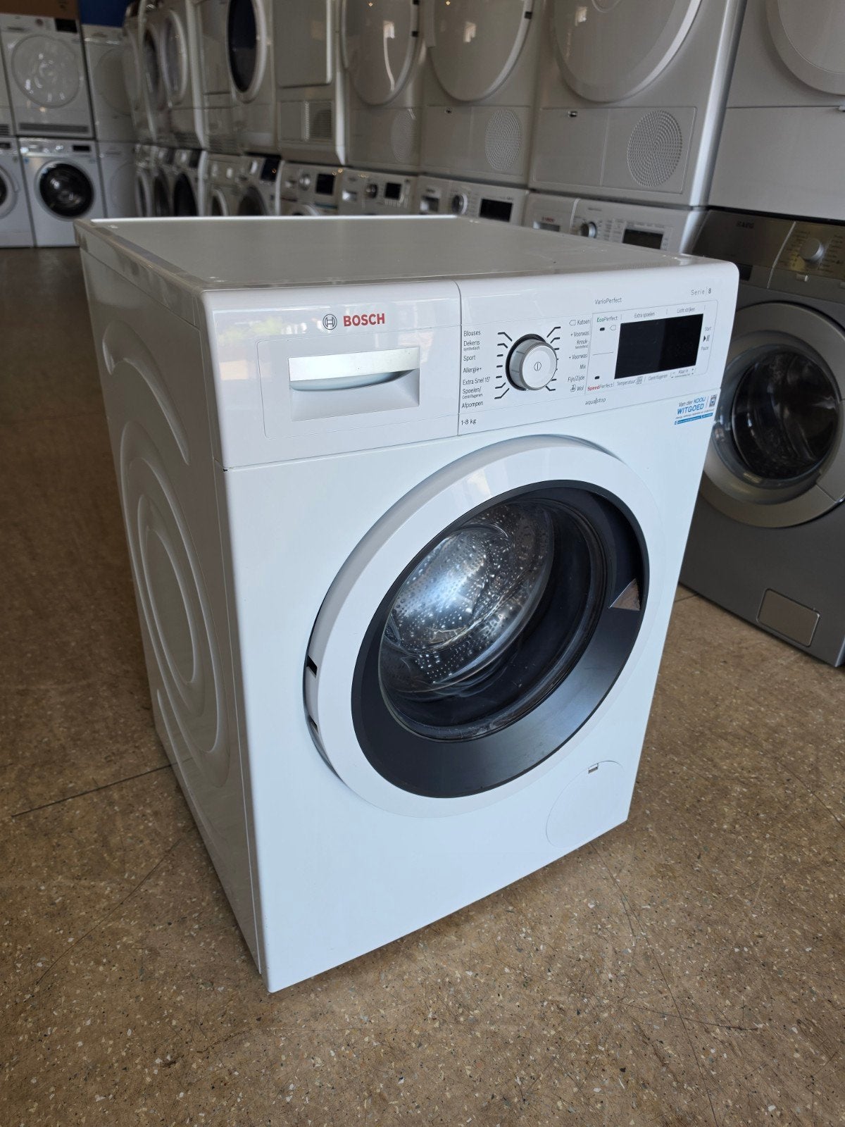 Bosch Serie 8 wasmachine | 1600 toeren | Gratis thuis 🚚✅️, Bosch, Jirnsum, 8 tot 10 kg, Ophalen of Verzenden