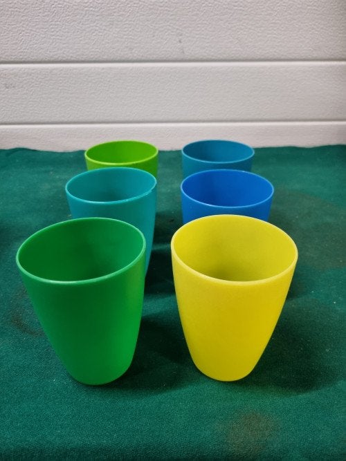 bekers hema 6 stuks, Ophalen of Verzenden