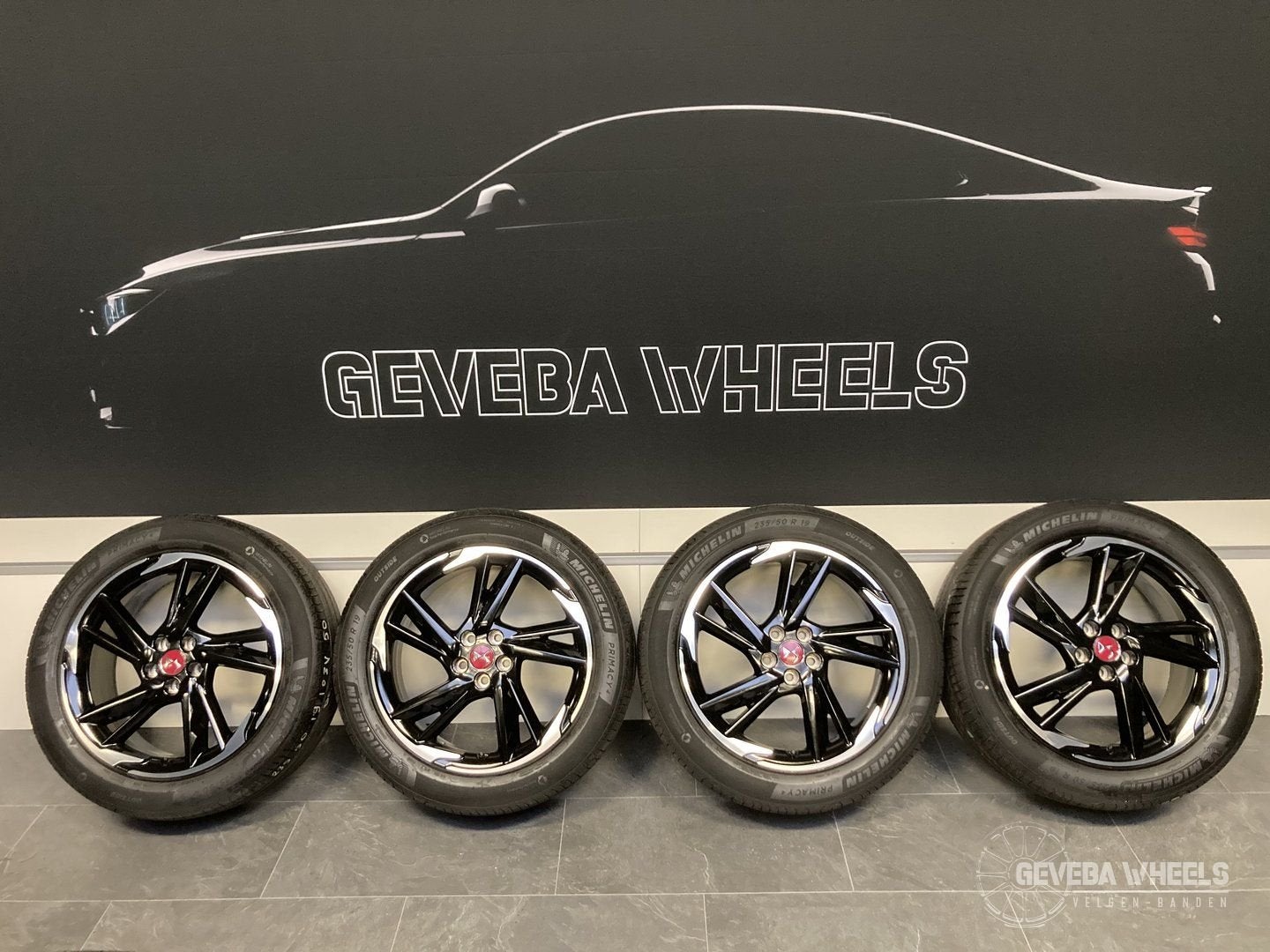 19” originele DS4 / DS7 Crossback velgen + banden 5x108, Auto-onderdelen, Banden en Velgen, 19 inch, Gebruikt, -, -