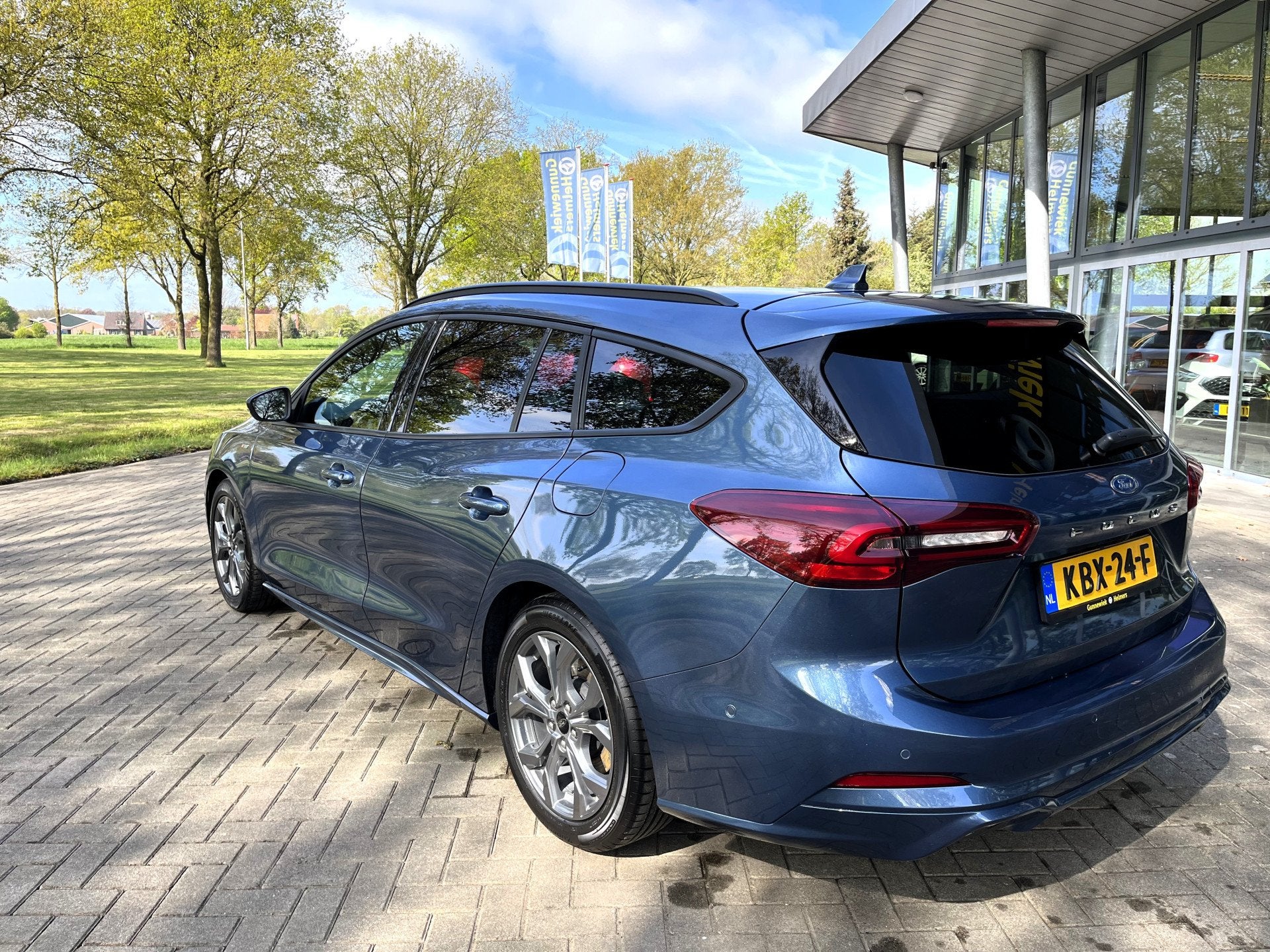 Ford FOCUS Wagon 1.0 EcoBoost Hybrid Titanium X | DRIVER ASS, Auto's, Stof, Gebruikt, Euro 6, 1404 kg