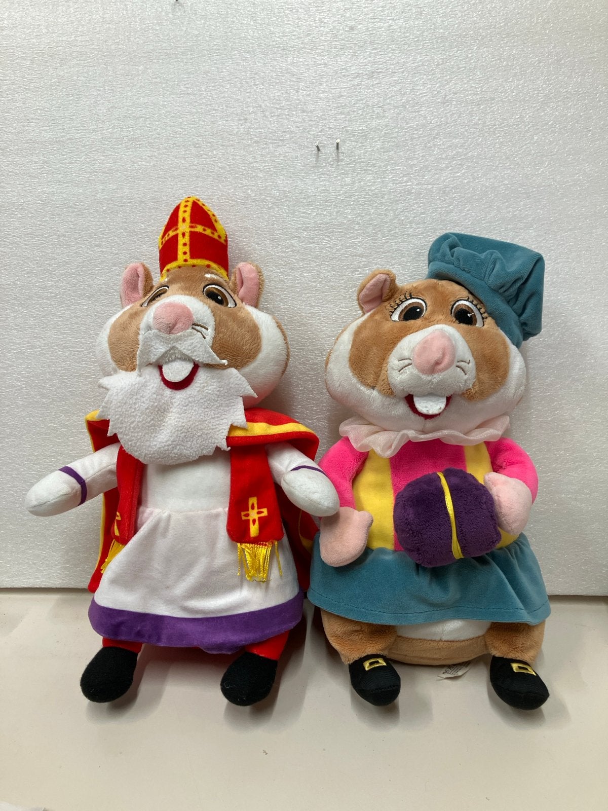 AH Sinterklaas en Piet Hamster Knuffels, Ophalen of Verzenden, Zo goed als nieuw