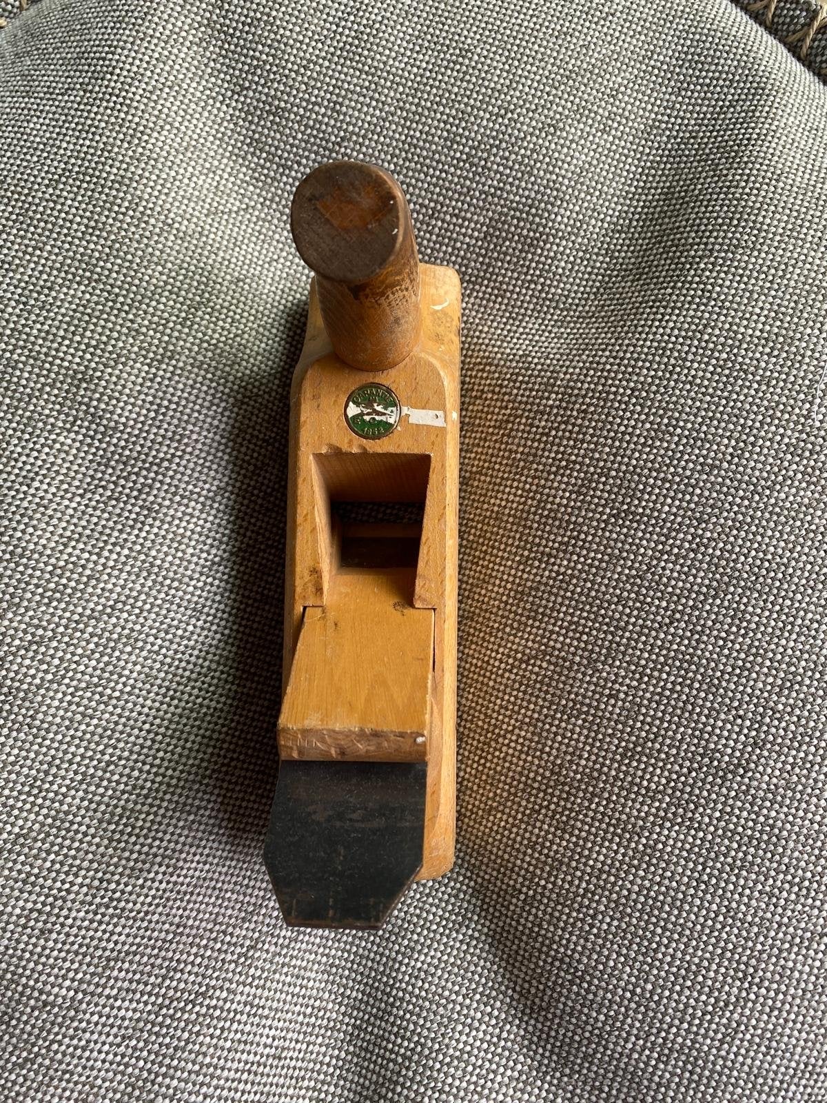 Oude houten blokschaaf - Vintage gereedschap, Ophalen, Gebruikt, Overige typen, Overige merken