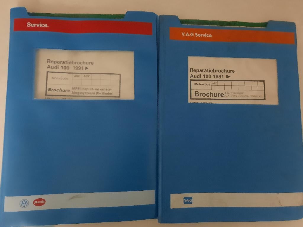 Werkplaatsboeken Audi 100 / A6 C4 2.6 V6 motor ABC 110 KW, Ophalen of Verzenden, Gelezen, Audi