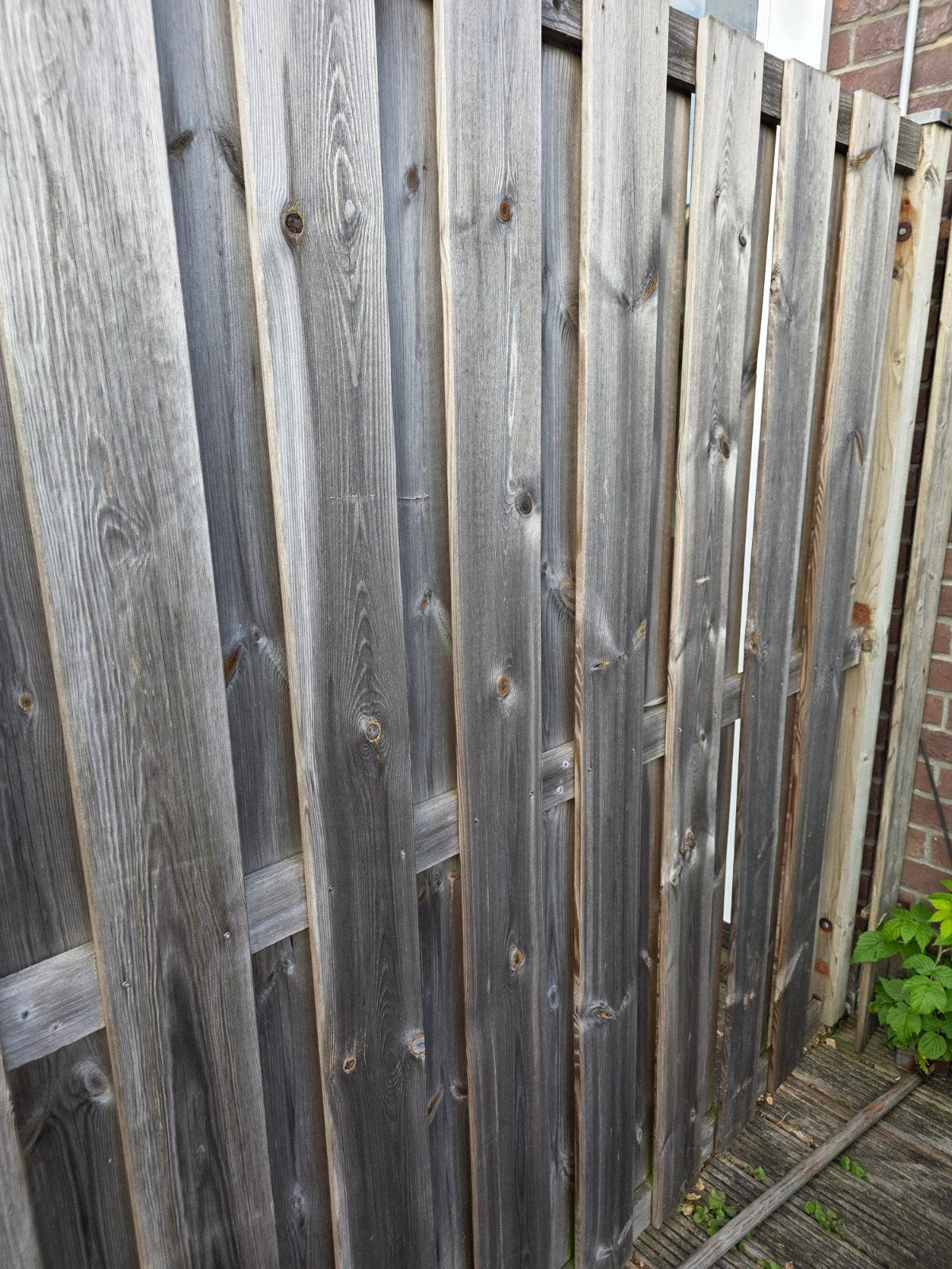 8 Schuttingdelen 180 x 180, Ophalen, 6 meter of meer, Hout, 1 tot 2 meter