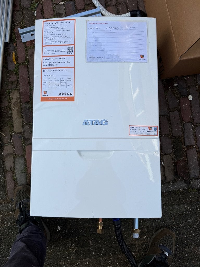 Cv combi ketel ATAG, Ophalen, Aardgas, Minder dan 20 liter, Terugslagbeveiliging (TTB)