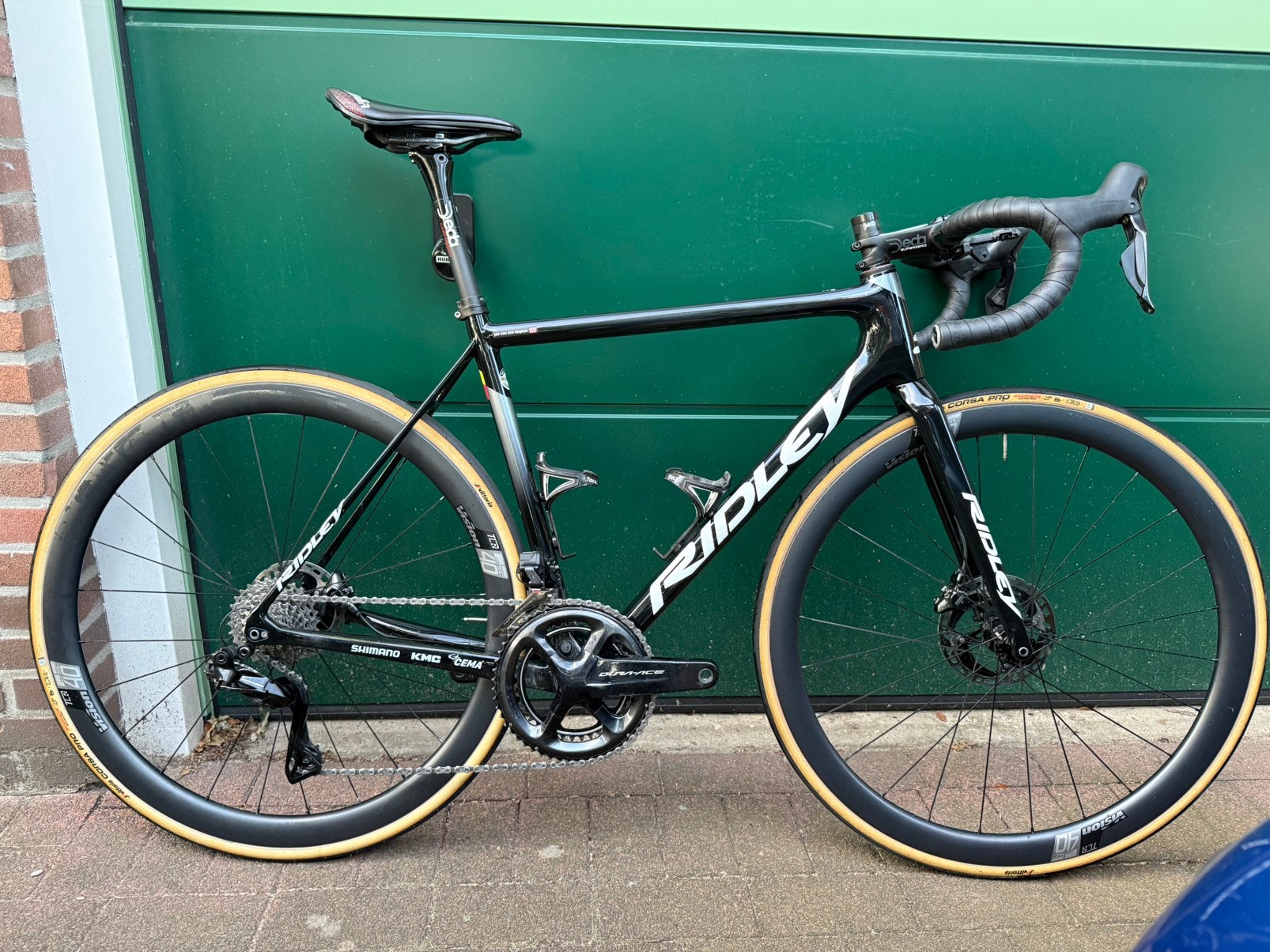 Ridley helium SLX dura ace di2. Carbon. Disc. Maat S/54, Carbon, Zo goed als nieuw, Meer dan 20 versnellingen, 53 tot 57 cm