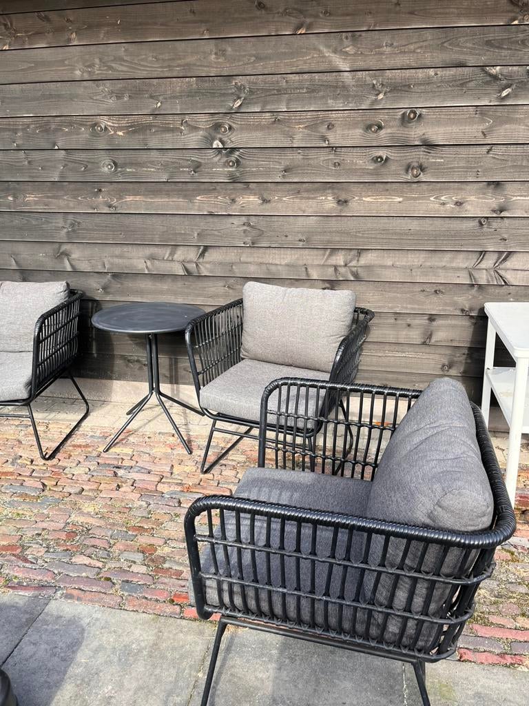 Rotan wicker stoelen, Tuin en Terras, Ophalen, Gebruikt, Wicker