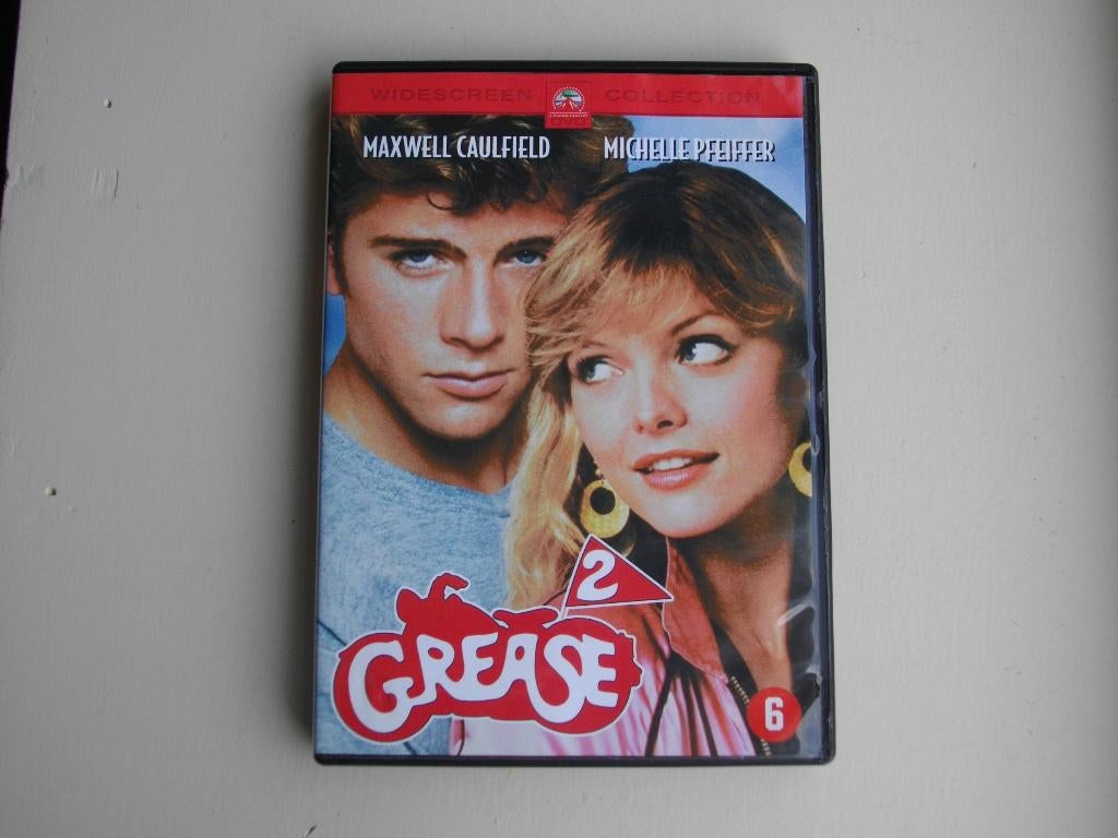 Grease 2 (1982, Maxwell Caulfield, Michelle Pfeiffer) dvd, Vanaf 6 jaar, Ophalen of Verzenden, Gebruikt, Romantische komedie
