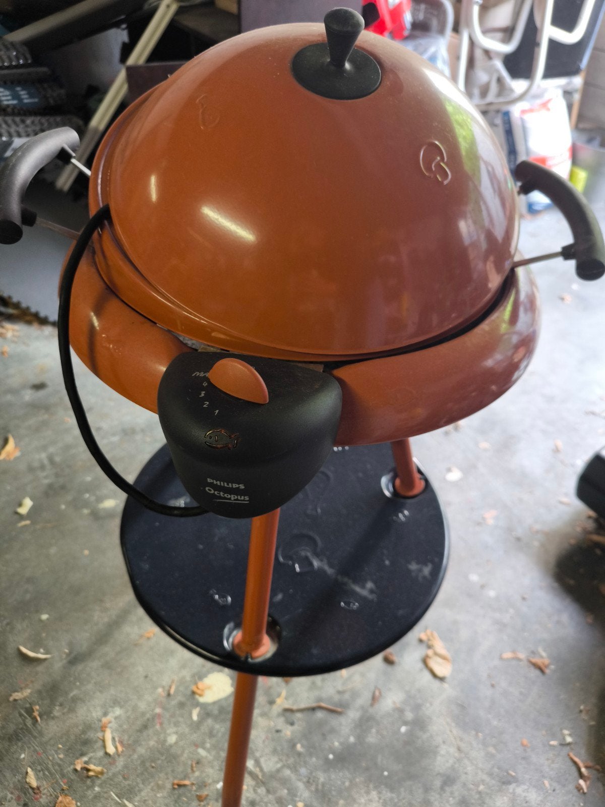 Philips Octopus Elektrische BBQ - Oranje, Ophalen, Gebruikt, Philips