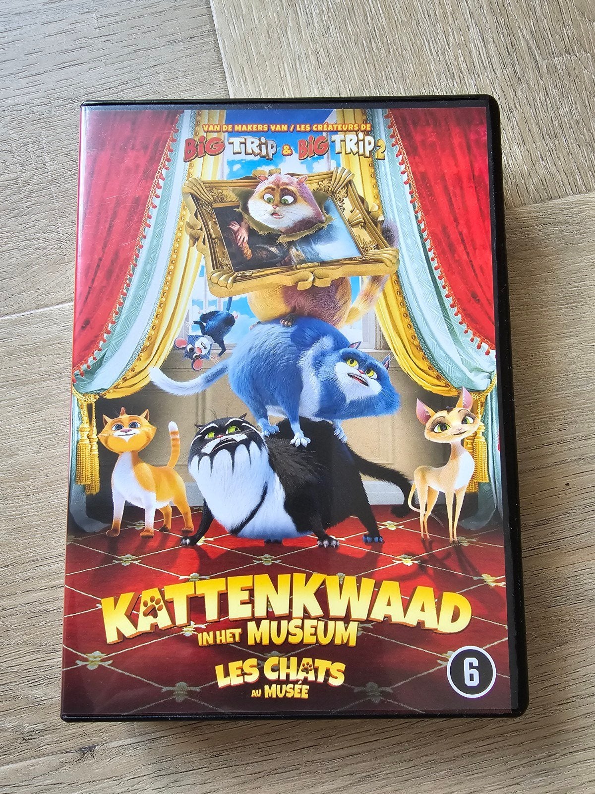Dvd kattenkwaad in het museum, Tekenfilm, Nederlands, Zo goed als nieuw, Alle leeftijden