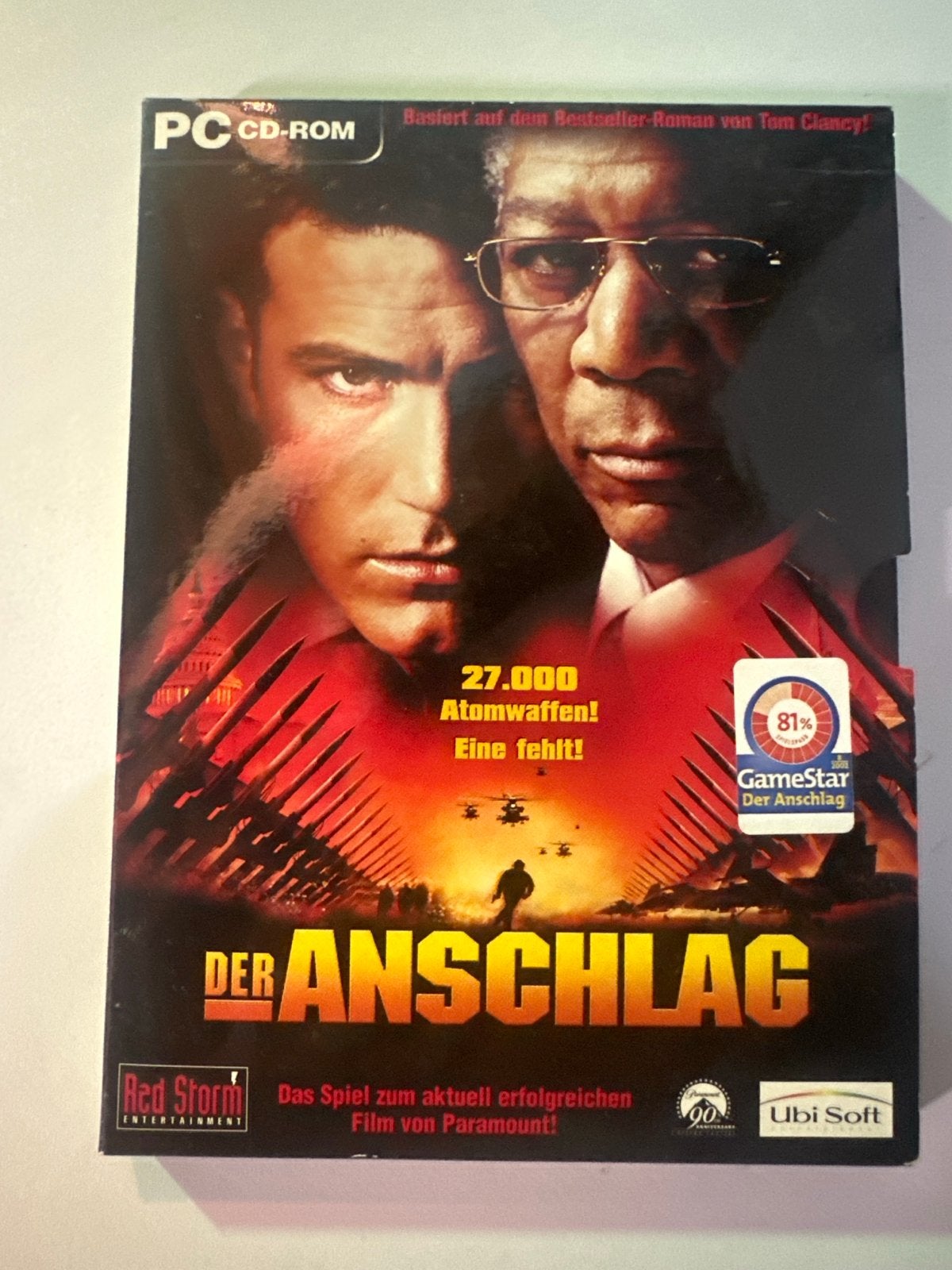 Der Anschlag PC CD-ROM - Tom Clancy's The Sum of All Fears, Online, Gebruikt, Shooter, 1 speler