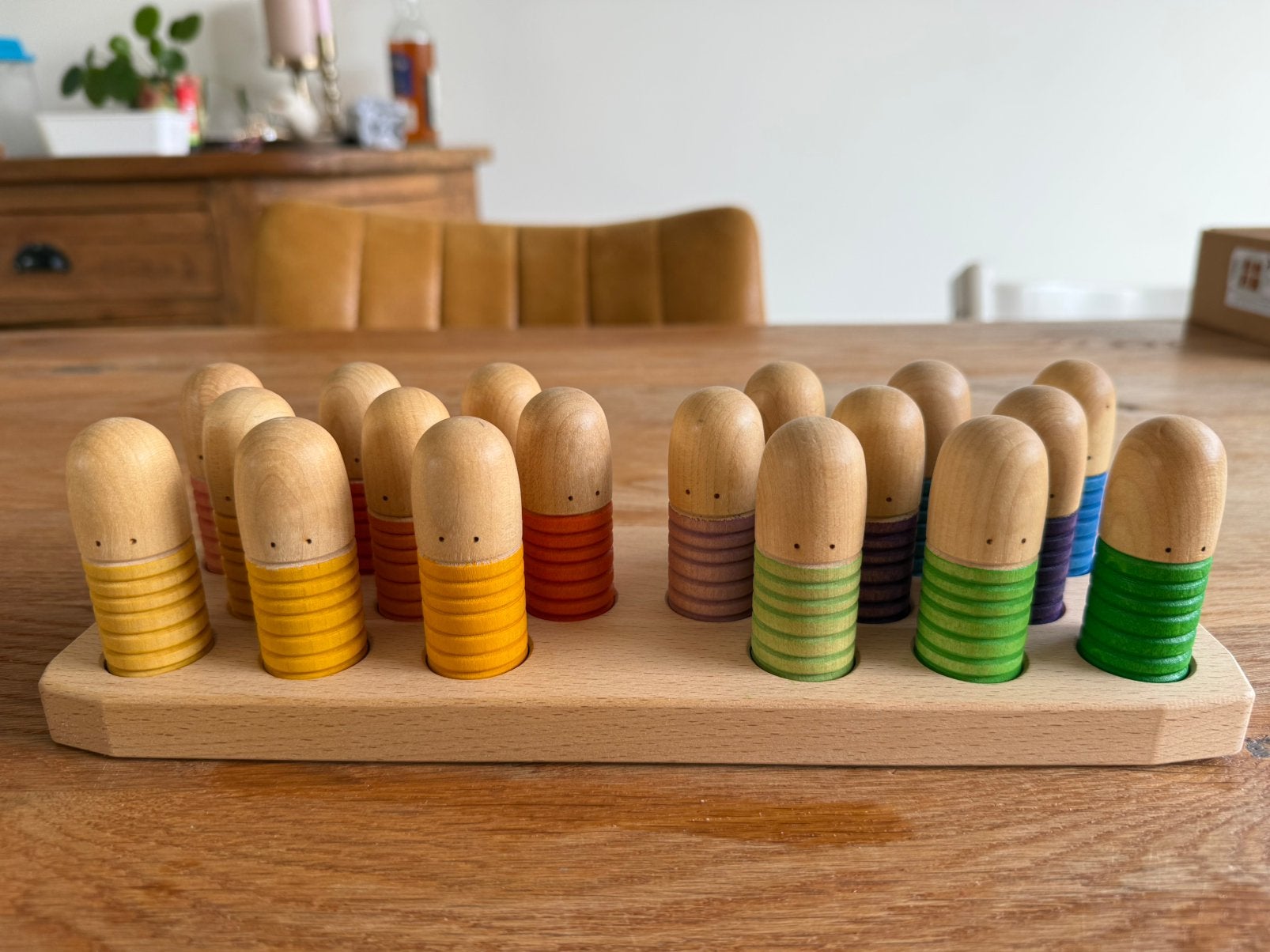 Grapat brots + sorteerplank, Kinderen en Baby's, Speelgoed | Houten speelgoed, Zo goed als nieuw, Ophalen