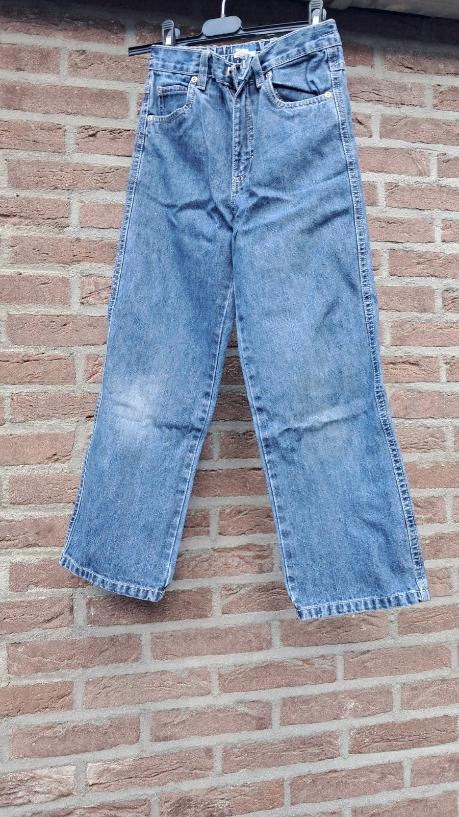 Spijkerbroek van scamps & boys maat 128, Ophalen of Verzenden, Scamps & Boys, Jongen, Broek