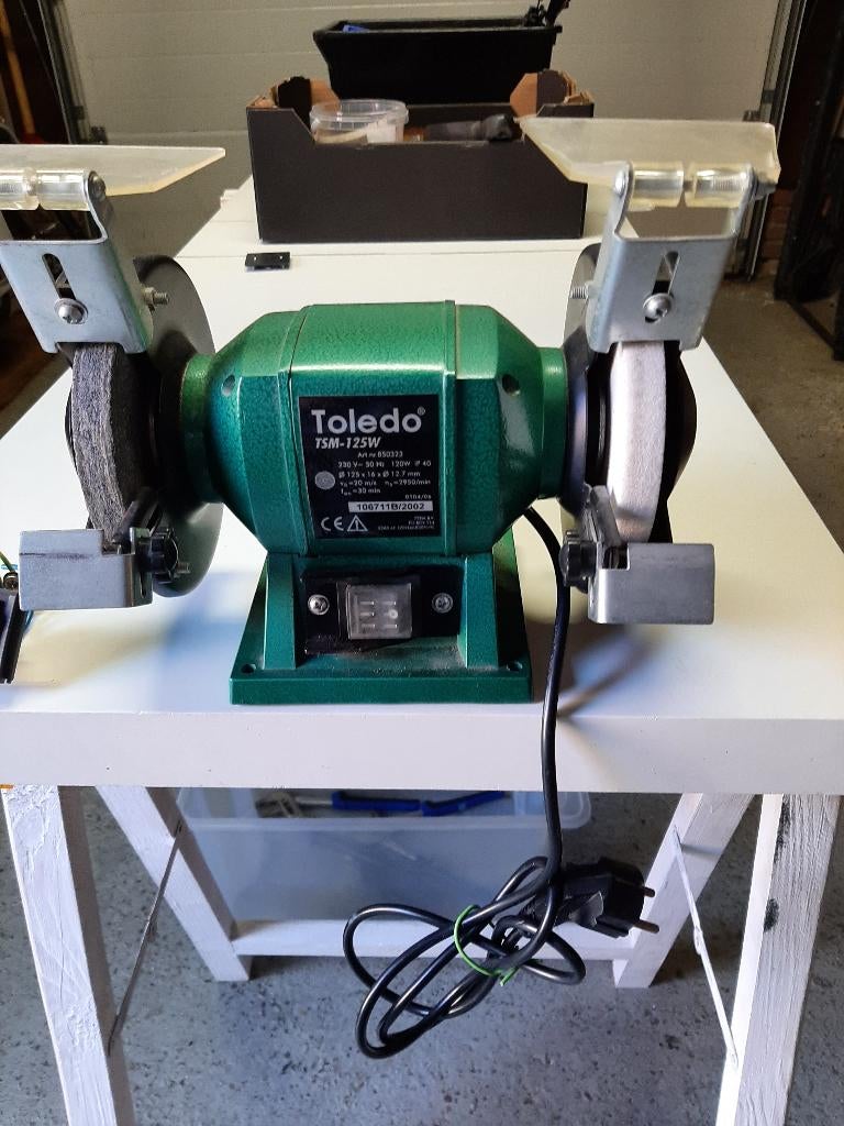 Werkbank slijpmachine Toledo, Ophalen, Minder dan 700 watt, Werkbankslijpmachine
