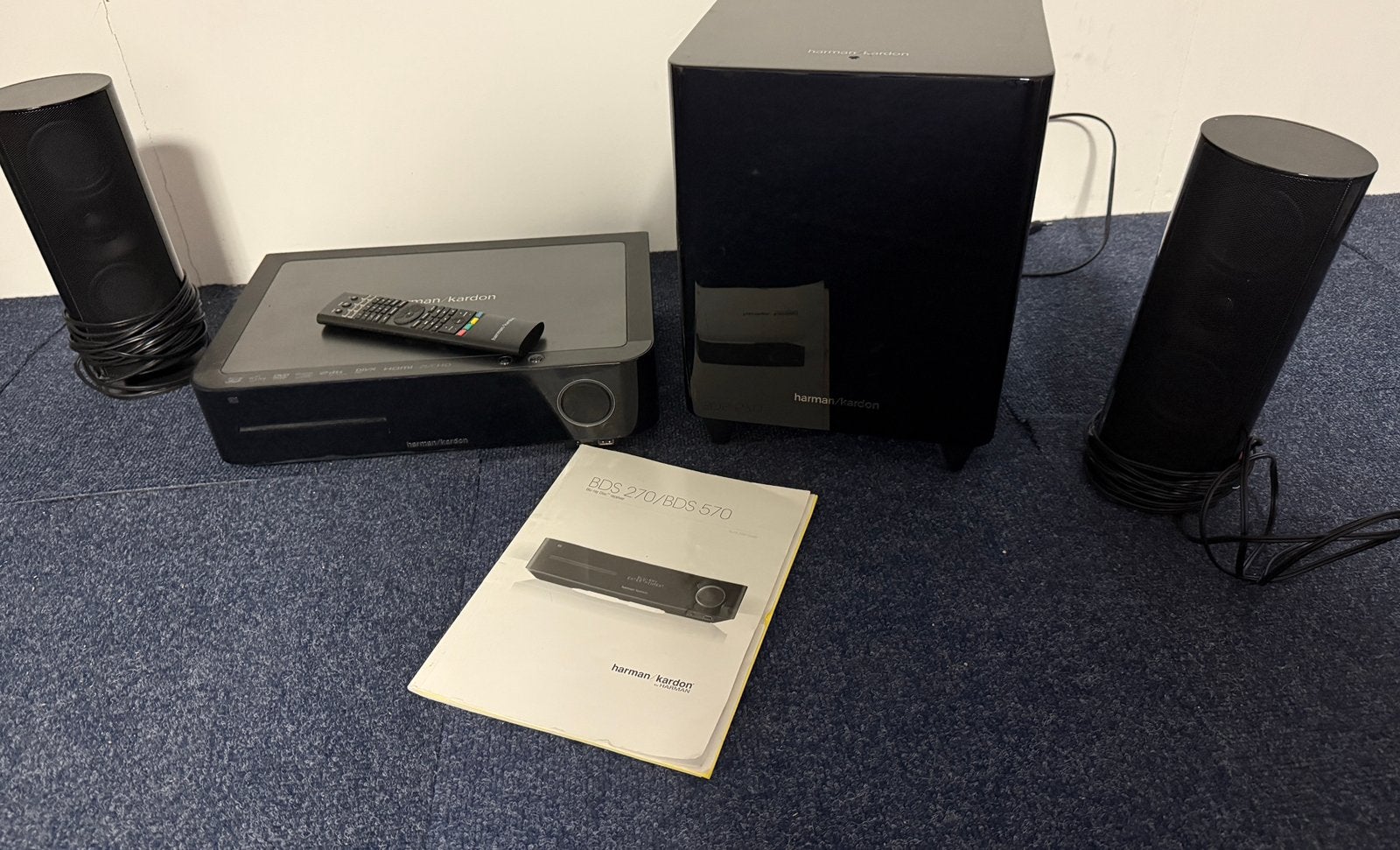 Harman Kardon BDS 270 Home Cinema Systeem HKTS 200 Subwoofer, Overige merken, Blu-ray-speler, 70 watt of meer, Ophalen of Verzenden