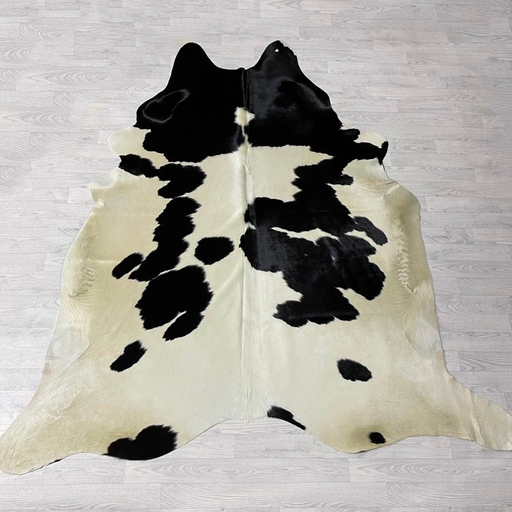 Koeienhuid zwart creme 255x240cm XL | Lederstore, Landelijk, modern, Scandinavisch, industrieel, 200 cm of meer, Overige vormen