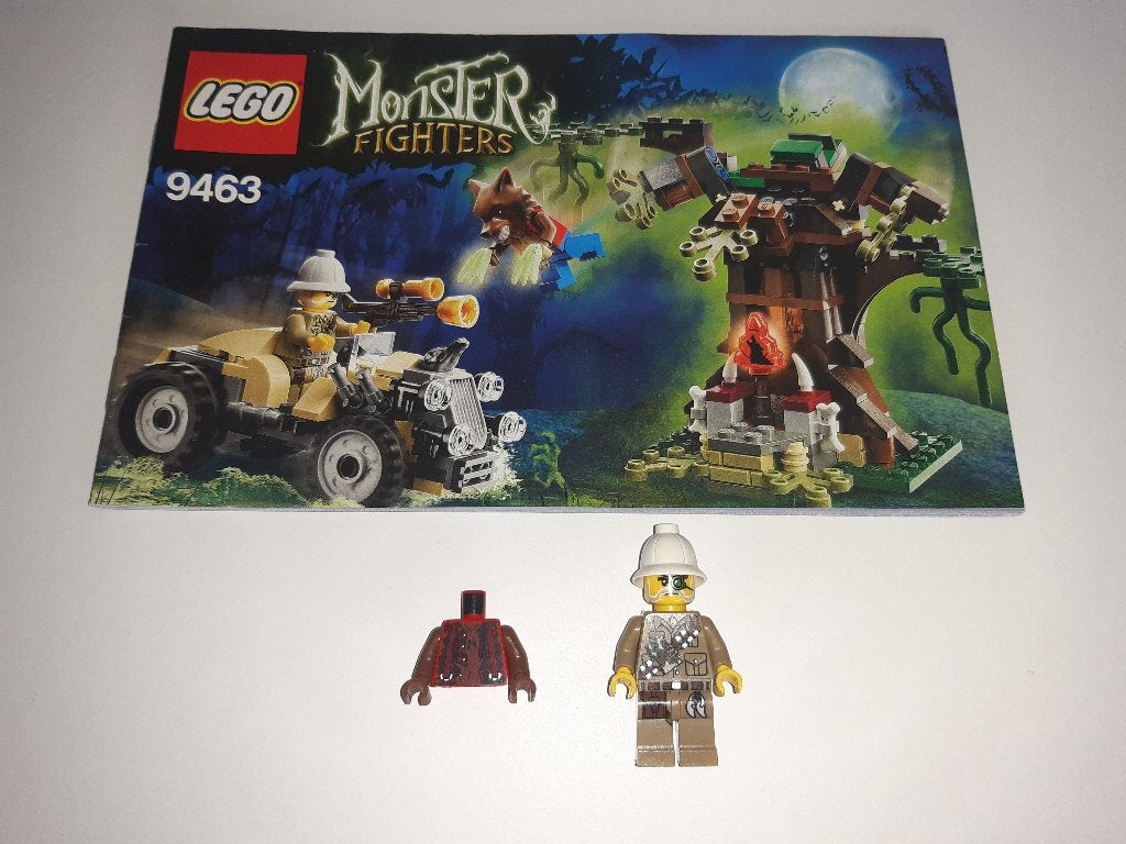 LEGO instructie boekje Monster Fighters 9463 The Werewolf., Inclusief minifiguren, Overige thema's, Lego, Overige typen