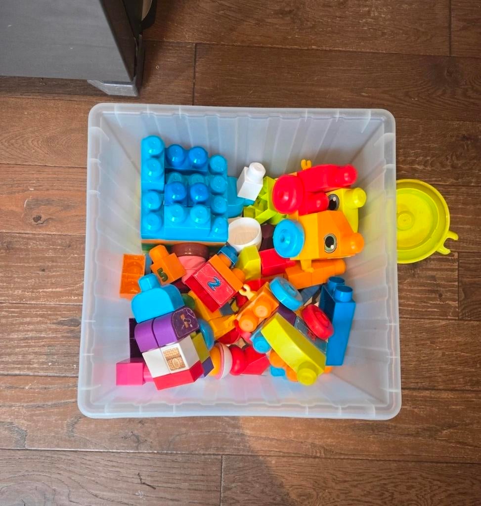 Grote bak vol Megabloks, Ophalen of Verzenden