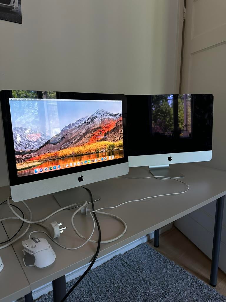 iMac 21.5 (2x) met i7 SSD, SSD, IMac, Ophalen of Verzenden, Zo goed als nieuw