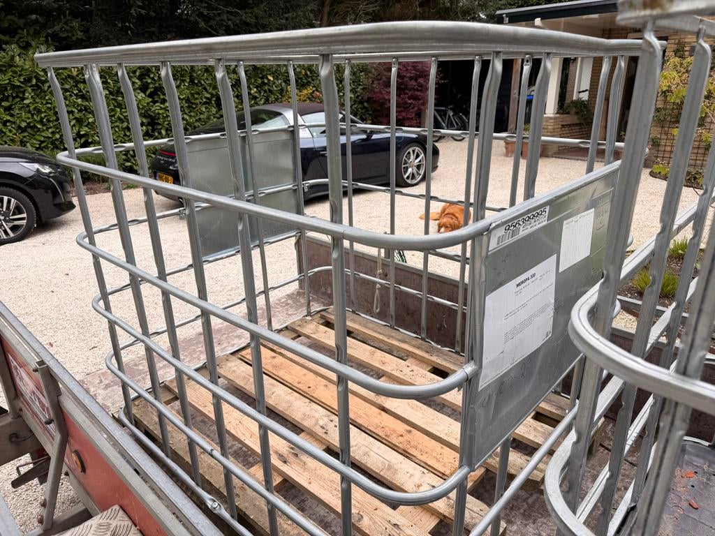 IBC Kooien met pallet en bodem, Ophalen of Verzenden