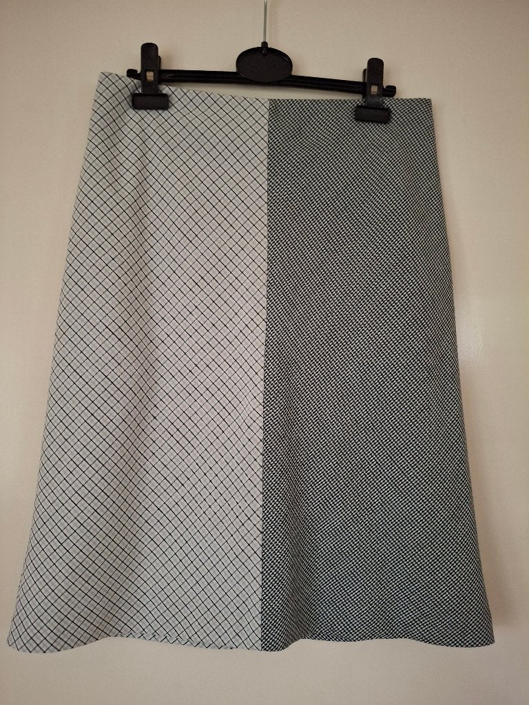 Rok zwart/wit maat 36 - A-lijn - Vero Moda, Vero Moda, Zwart, Ophalen of Verzenden, Knielengte