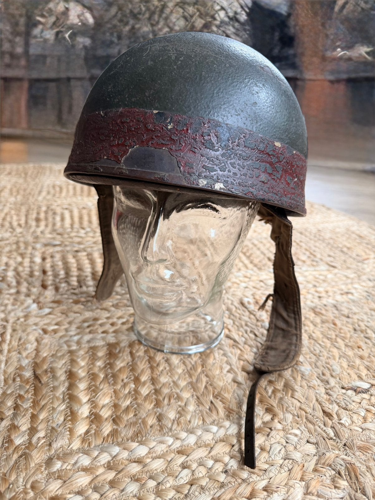 Britse dispatch rider helm, MP, Provost Corps., Verzenden, Engeland, Helm of Baret
