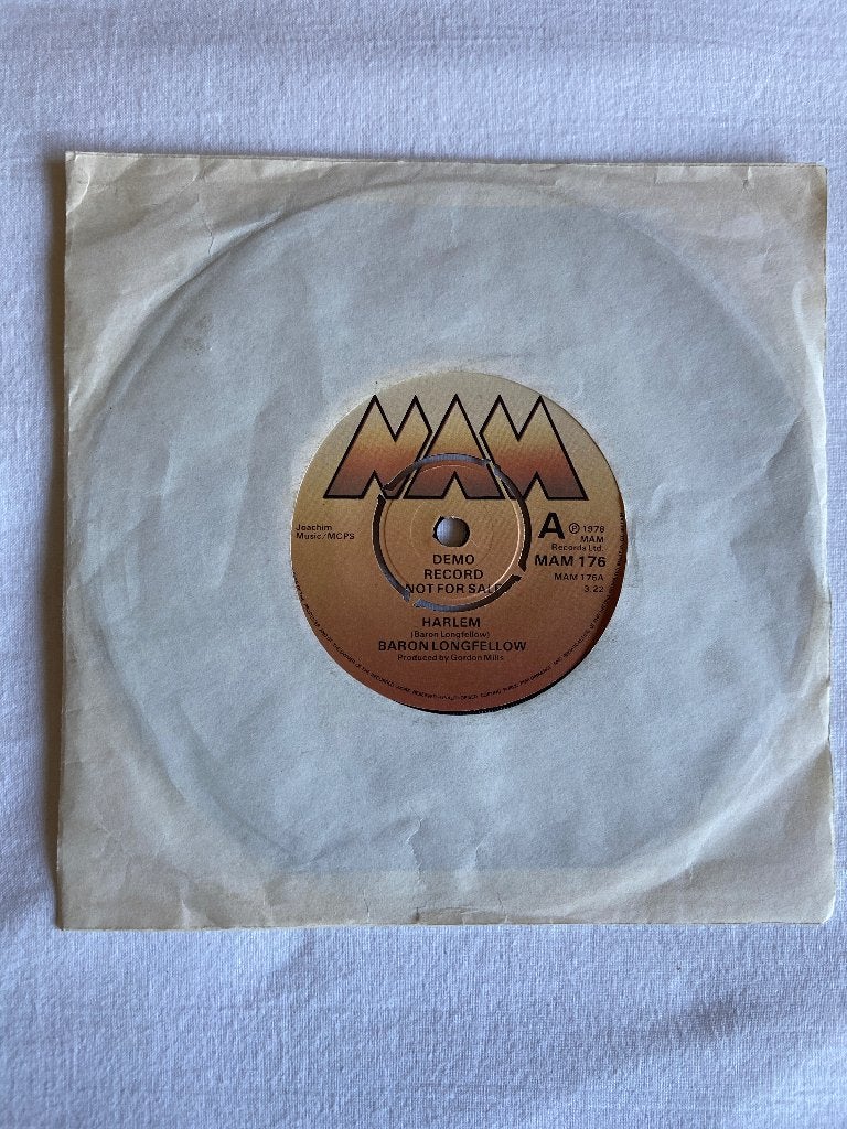 baron longfellow  -  harlem, 7 inch, Ophalen of Verzenden, Zo goed als nieuw, EP