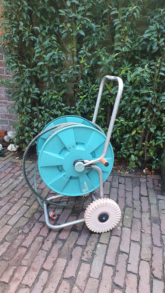 Gardena tuinslang haspel, Tuin en Terras, Ophalen, Gebruikt, Tuinslang