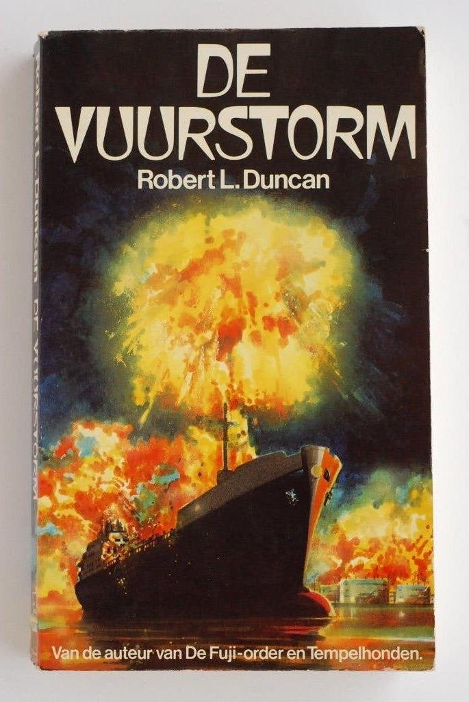 De Vuurstorm - Robert L. Duncan Vintage Thriller Boek Bruna, Verzenden, Gelezen, Robert L. Duncan