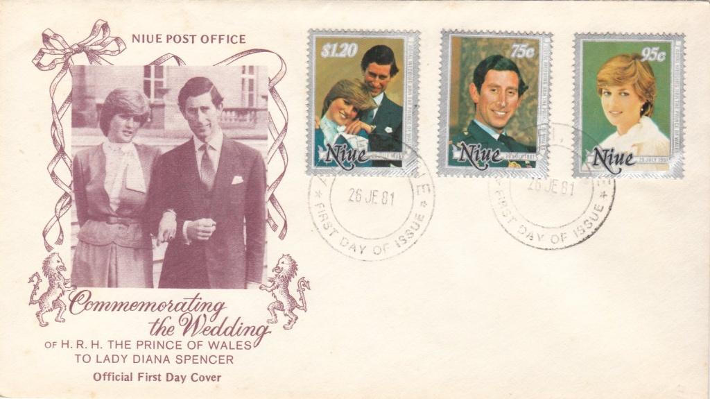 Huwelijk Charles en Diana 1981 op speciaal geïllustr. cover, Postzegels en Munten, Ophalen of Verzenden, Envelop