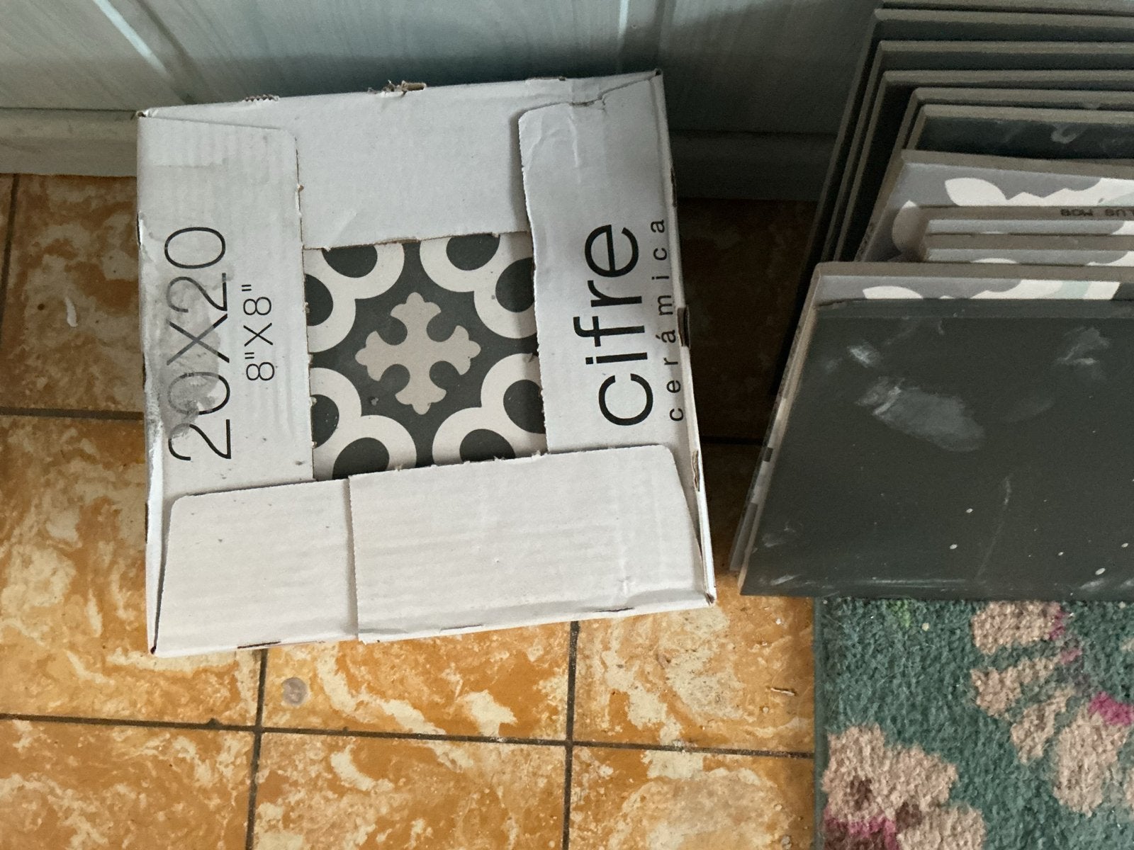 Cifre Ceramica 20x20 cm Vloertegels met Patroon, Ophalen, Keramiek, Nieuw, 20 tot 40 cm